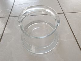 Obstschale aus Glas durchmesser 18,5 cm