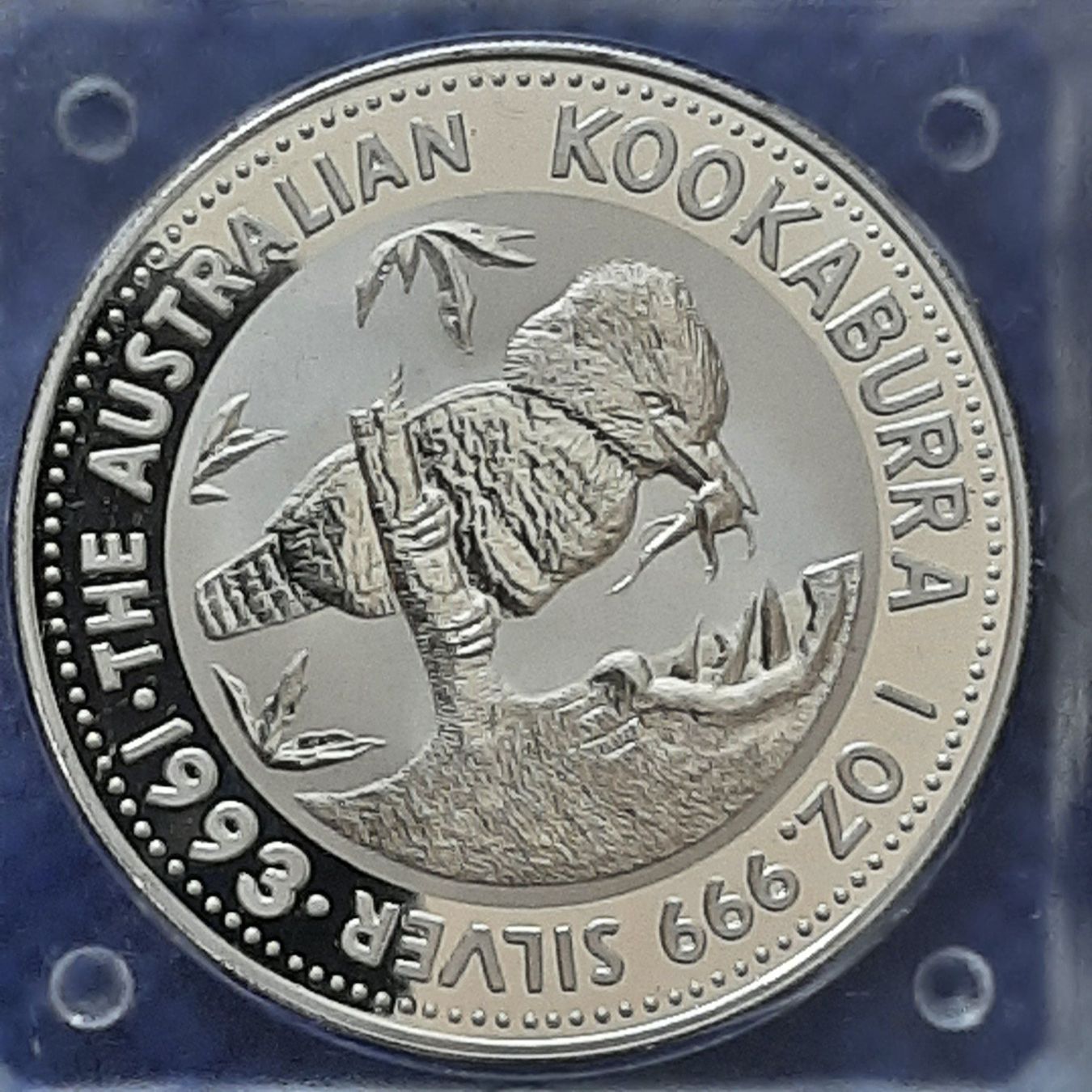 Toutes les monnaies: 1993 Australian Kookaburra 1 oz Fine Silver – Neuf avec emballage d'origine à Carouge GE par cecob0909