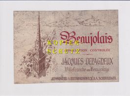 Etikette - Beaujolais (Dépagneux) /bd