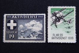 (m424) Flieger Wit 109/1 + 112/1 **