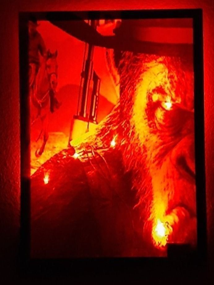 Foto & Immagini: Cowboy Gorilla smoke in Texas LED Bild – Nuovo e nell'imballaggio originale da Kilchberg ZH venduto da ruedi34 3