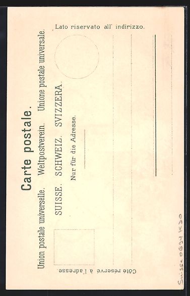 Ansichtskarten: Litho Göschenen, Totalansicht mit Gotth – Gebraucht aus Berlin von bartko-reher 1