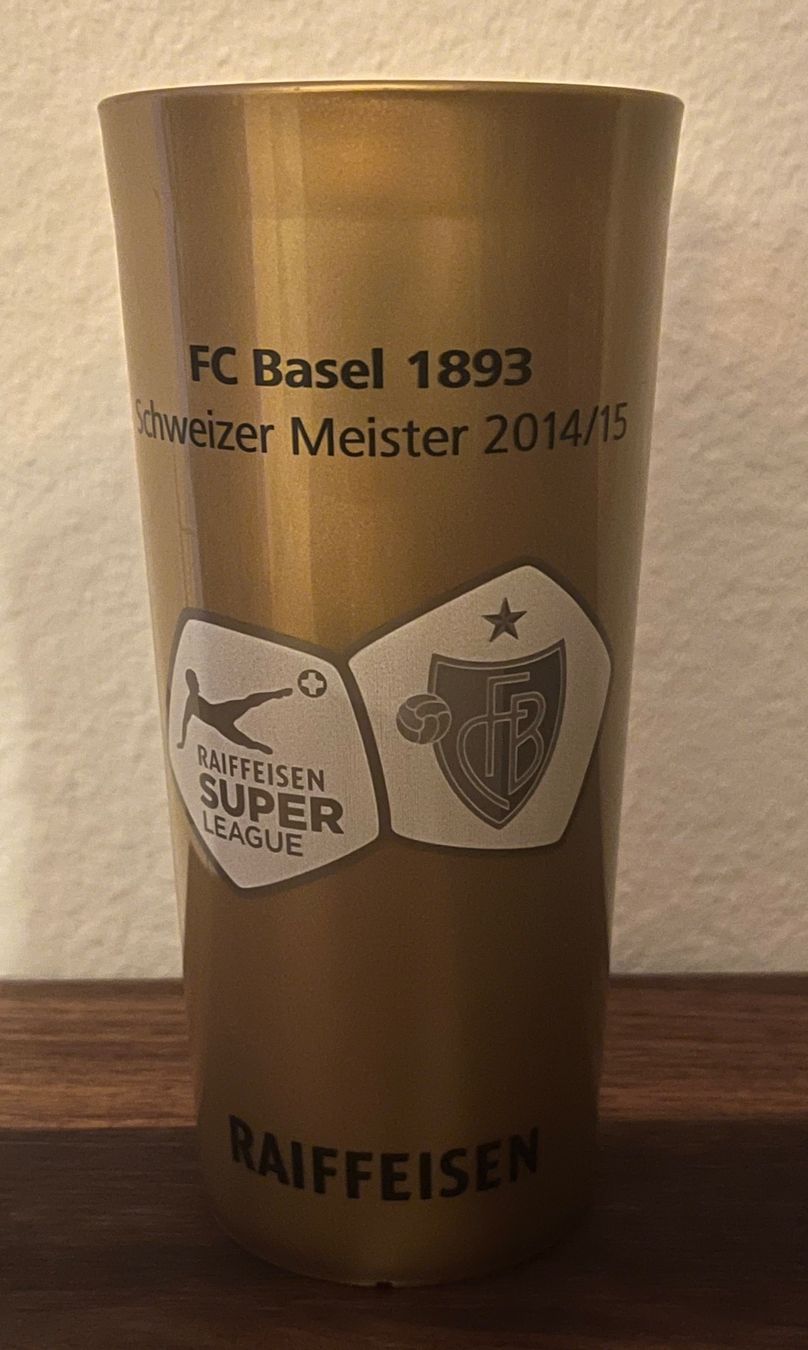 Tassen: FC Basel Meisterbecher 2014/2015 – Gebraucht aus Emmenbrücke von Herzog07 2