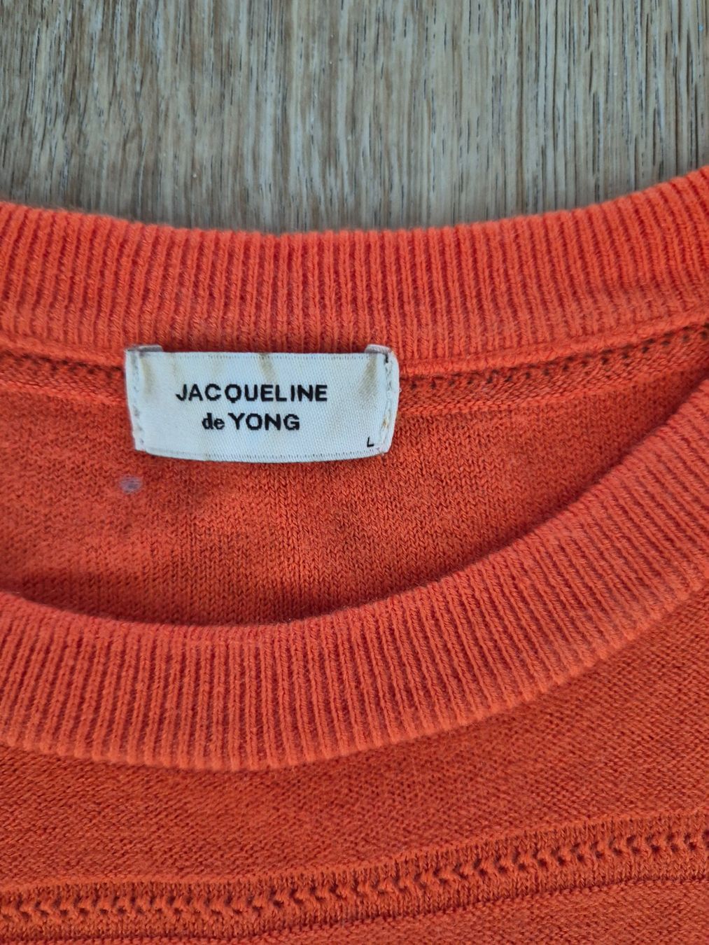 Maglioni & Felpe: Jacqueline de Yong Pullover, Orange, Grösse L, Top! – Usato da Stein am Rhein venduto da Lav1 1
