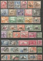 42 Timbres Anciens de divers Colonies Anglaises