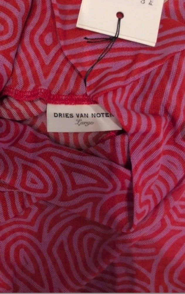 Top: Dries van Noten Mesh-Rollkragen Pulover – Nuovo e nell'imballaggio originale da Roggwil BE venduto da KarotteV 7