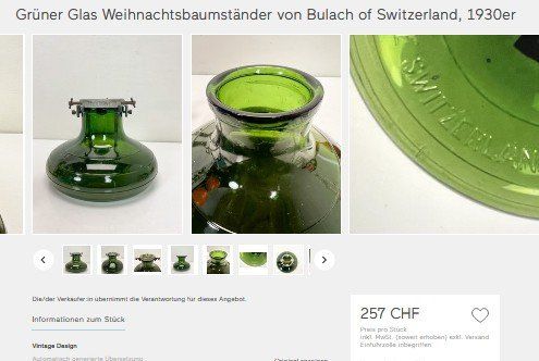 Basi per albero di Natale: Bulach Weihnachtsbaumständer / support pour sapin de Noël – Usato da Collonges venduto da arashee 1