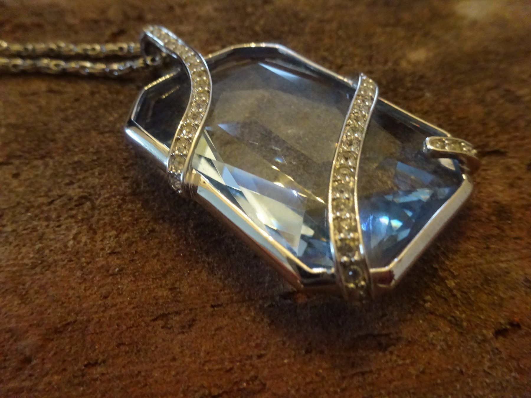 Catenine: Kette hellblauer Kristall / SWAROVSKI – Usato da Esslingen venduto da FetteSchnecke 4