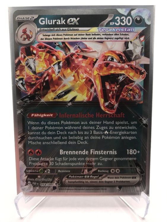 Pokémon Sammelkarte PAF 036 - Dedenne Aus Paldeas Schicksale – Deutsch, Near Mint Zustand
