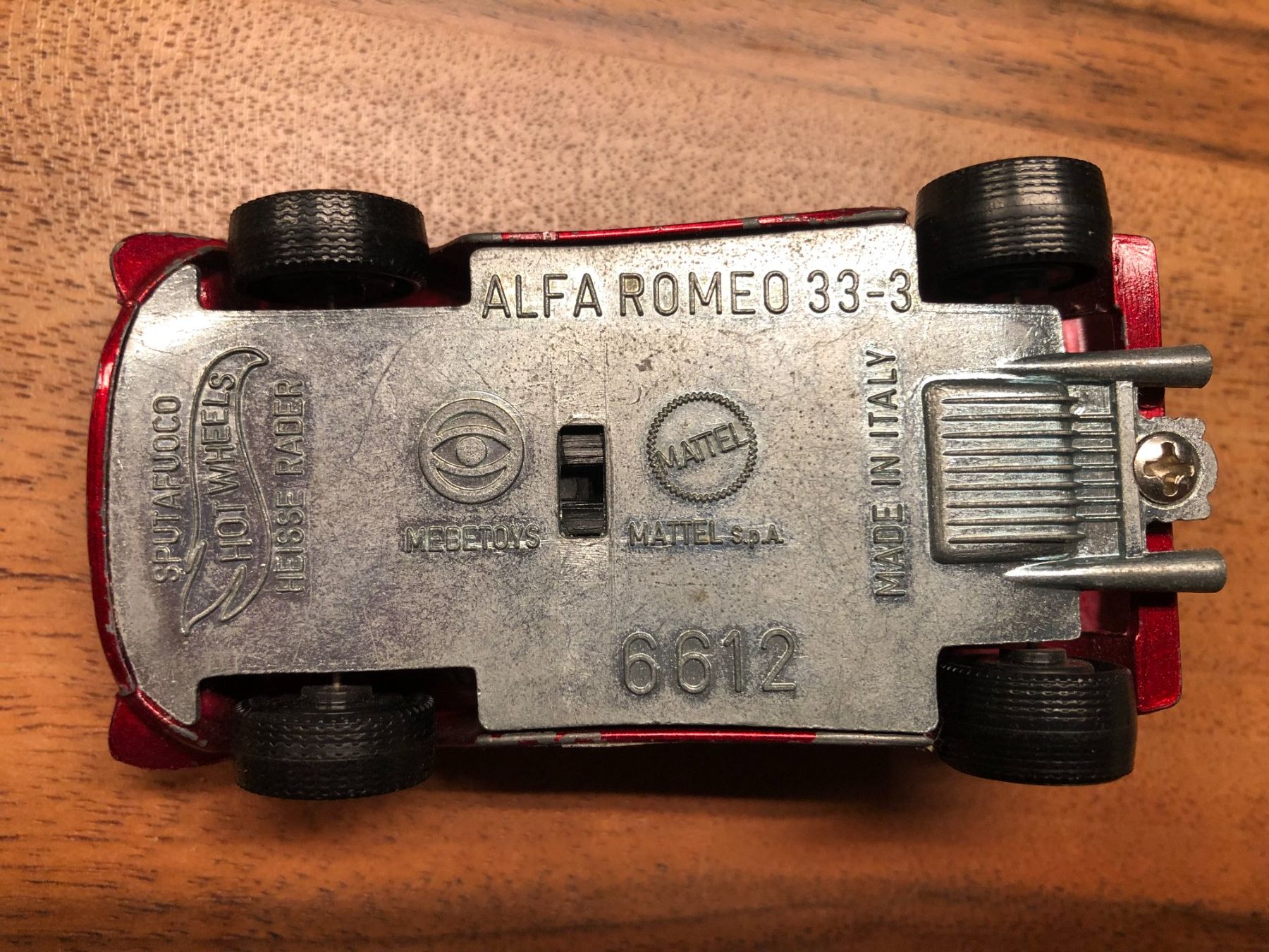 Alfa Romeo Modellini d'auto: Alfa Romeo 33-3 Mattel 6612 – Usato da Wängi venduto da simca76 2