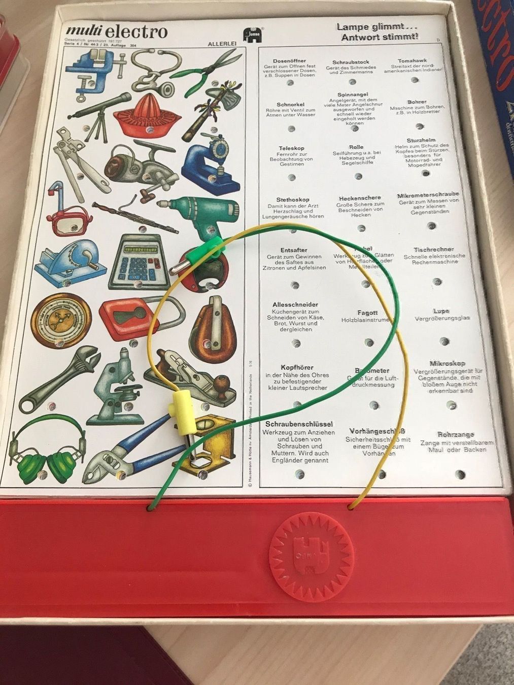 Giochi: electro Ratespiel (1976) – Usato da Konolfingen venduto da SCHKONO 2