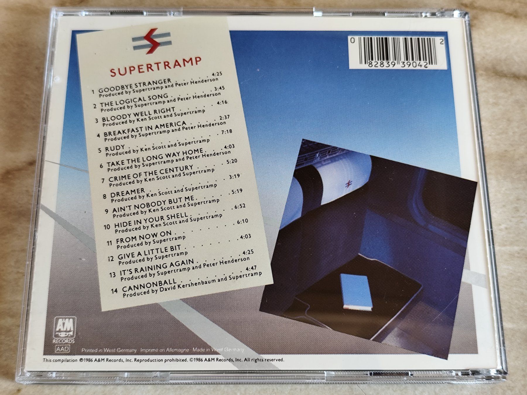 CD: SUPERTRAMP - THE AUTOBIOGRAPHY compilation 1986 A&M Records – Usato da Ermenswil venduto da easyric 2