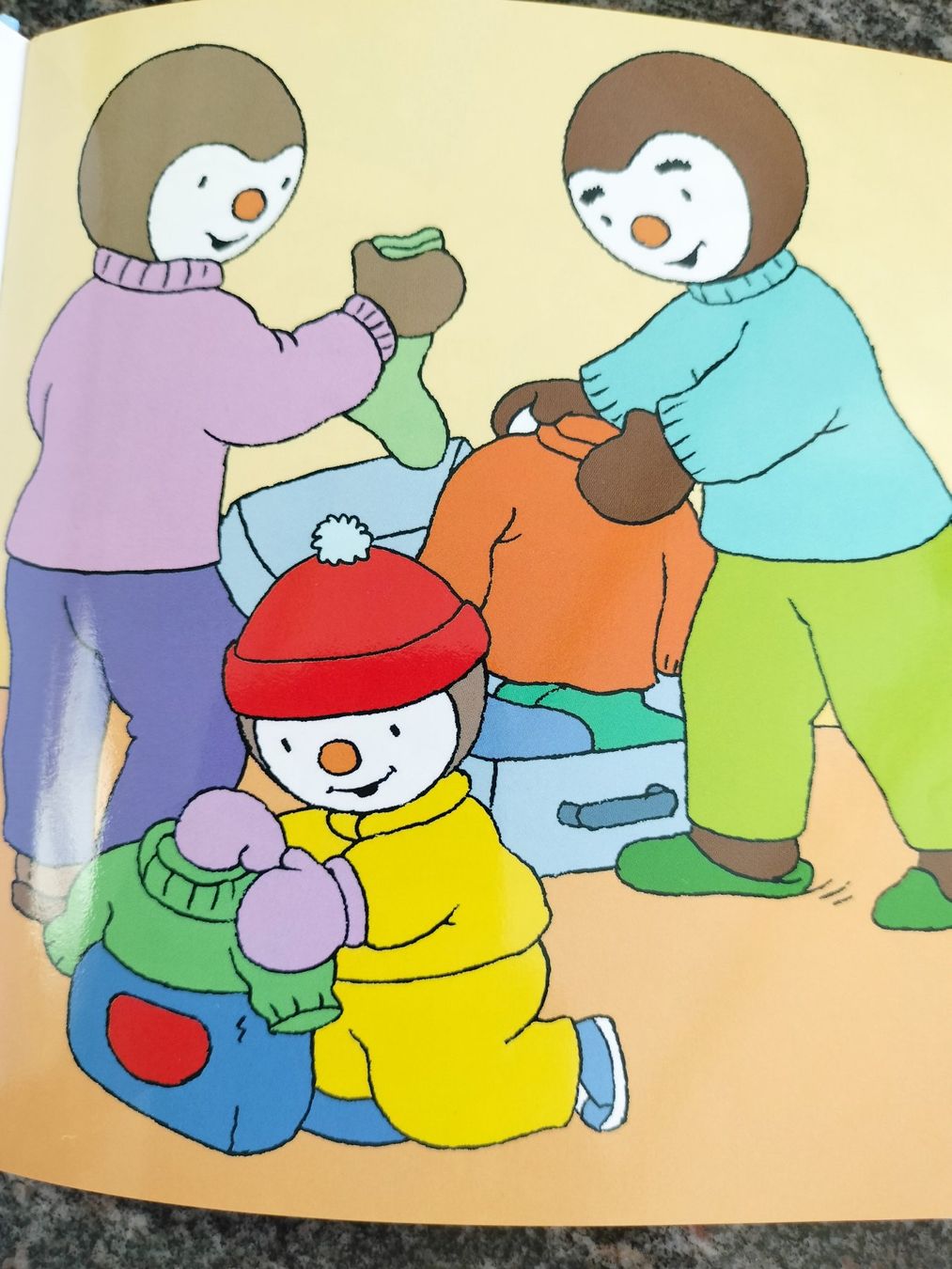 Libri: T'choupi à la neige – Usato da Cortaillod venduto da rozinna 1