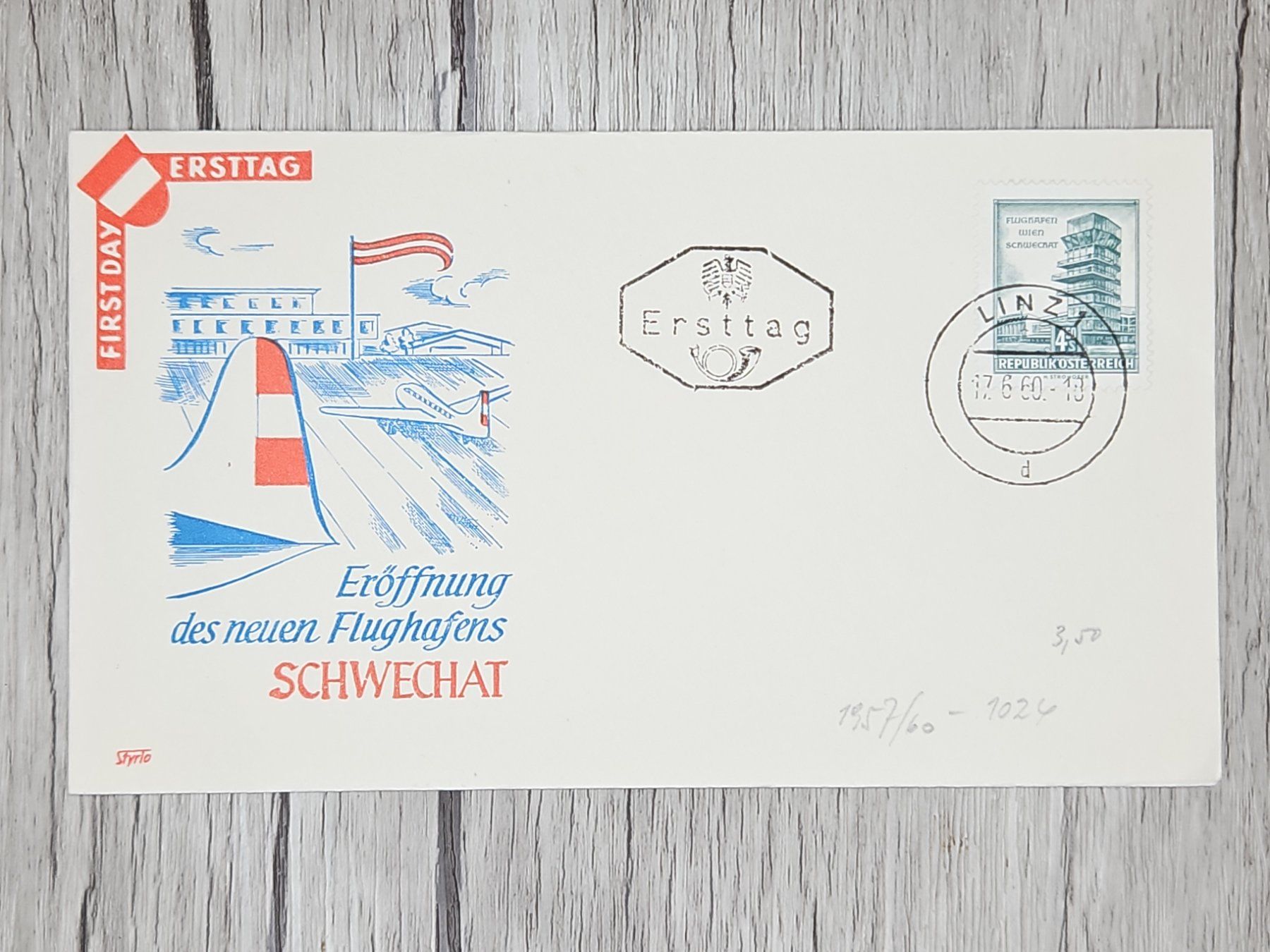 Tutti i francobolli: CL14 Enveloppe + Timbre Autriche 1960 – Usato da Cousset venduto da Patrick_Collections