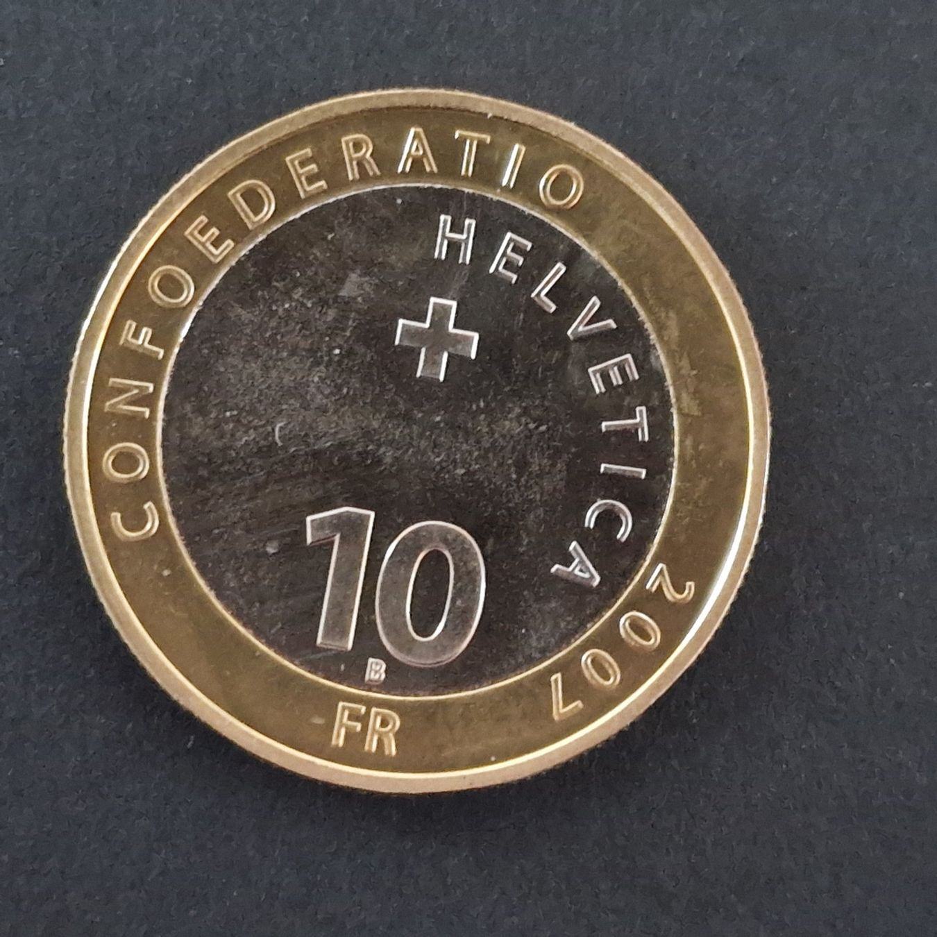 Alle Münzen: CHF 10.- commémorative 2007 Bouquetin – Gebraucht aus Bouveret von psv01 3