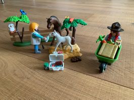 Playmobil selbst zusammengestellt ‚Tierärztin Besuch‘