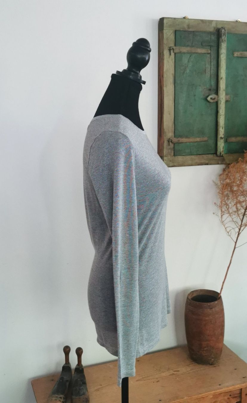 Mos mosh Maglioni & Felpe: Mos Mosh zarter Pullover Silber XS/S – Usato da gachnang venduto da tibus1 2