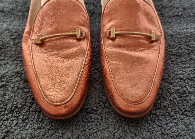 Sam Edelman Damenschuhe: SAM EDELMANN SLIPPER roségold / kupfer Gr 38 – Gebraucht aus Basel von Mamaree 1