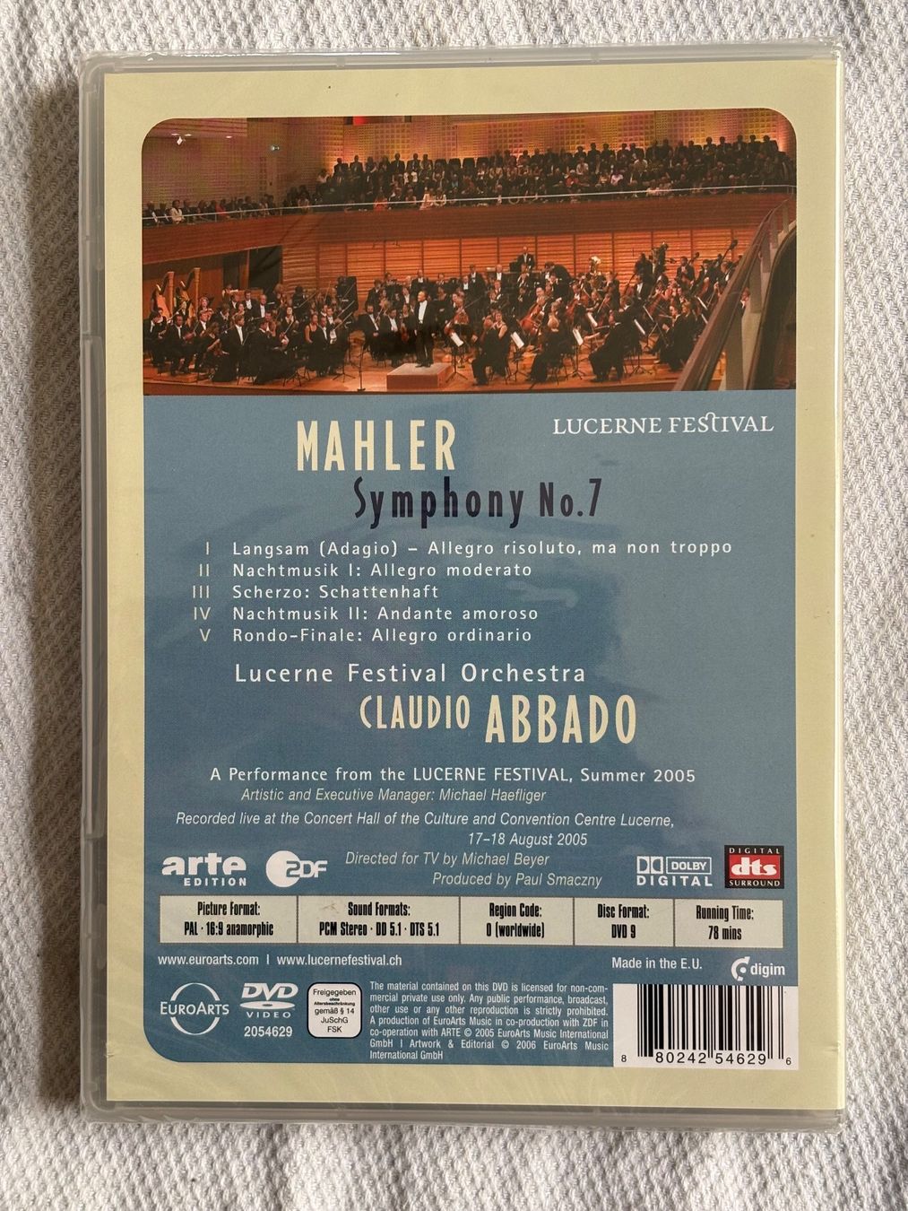 Tutti i DVDs: Mahler: Symphony No. 7 – Nuovo e nell'imballaggio originale da Stans venduto da Abukadnezar 1