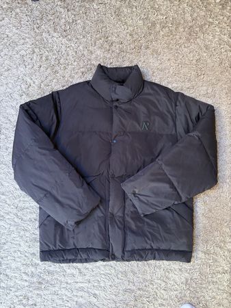 Represent Puffer Jacket Jet Black
