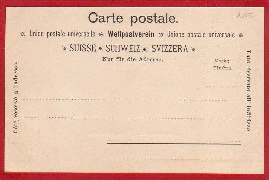 Cartoline postali: SOUVENIR DE DOMBRESSON 1900/05 – Usato da Grüningen venduto da Kartenlaube 1