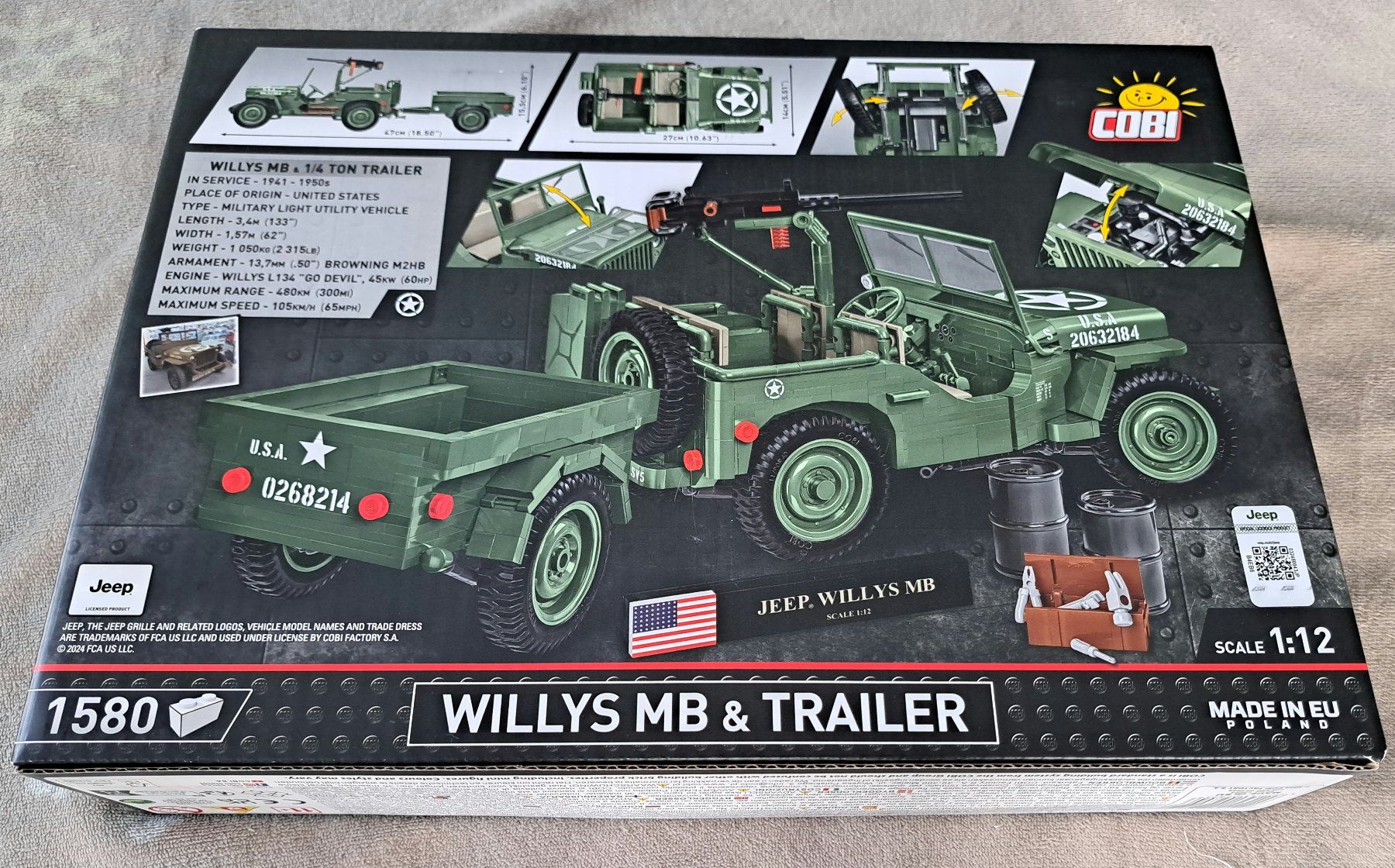 Cobi Kit di costruzioni: COBI 2804 Willys MB & Trailer – Nuovo e nell'imballaggio originale da Igis venduto da magneto_hg 1