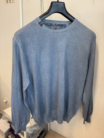Enjoy Your BOB Pullover Blau Baumwolle Vintage XL
