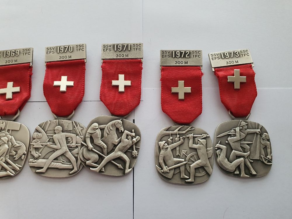 Medaillen: 7. Schweizer Auszeichnungen SSV/EFS SSC/TFC – Gebraucht aus Schwarzenburg von D.a.v.i.dM. 2