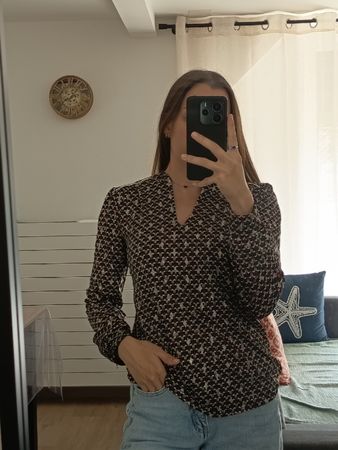 Chemise à motifs 