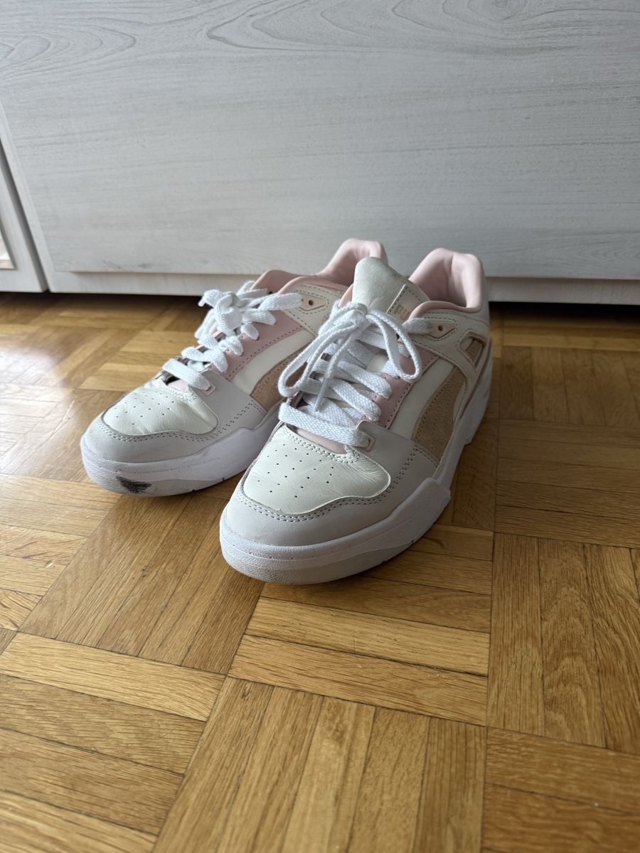 Puma Scarpe da donna: Puma White/Pink Sneakers – Usato da Zürich venduto da ire_fn66