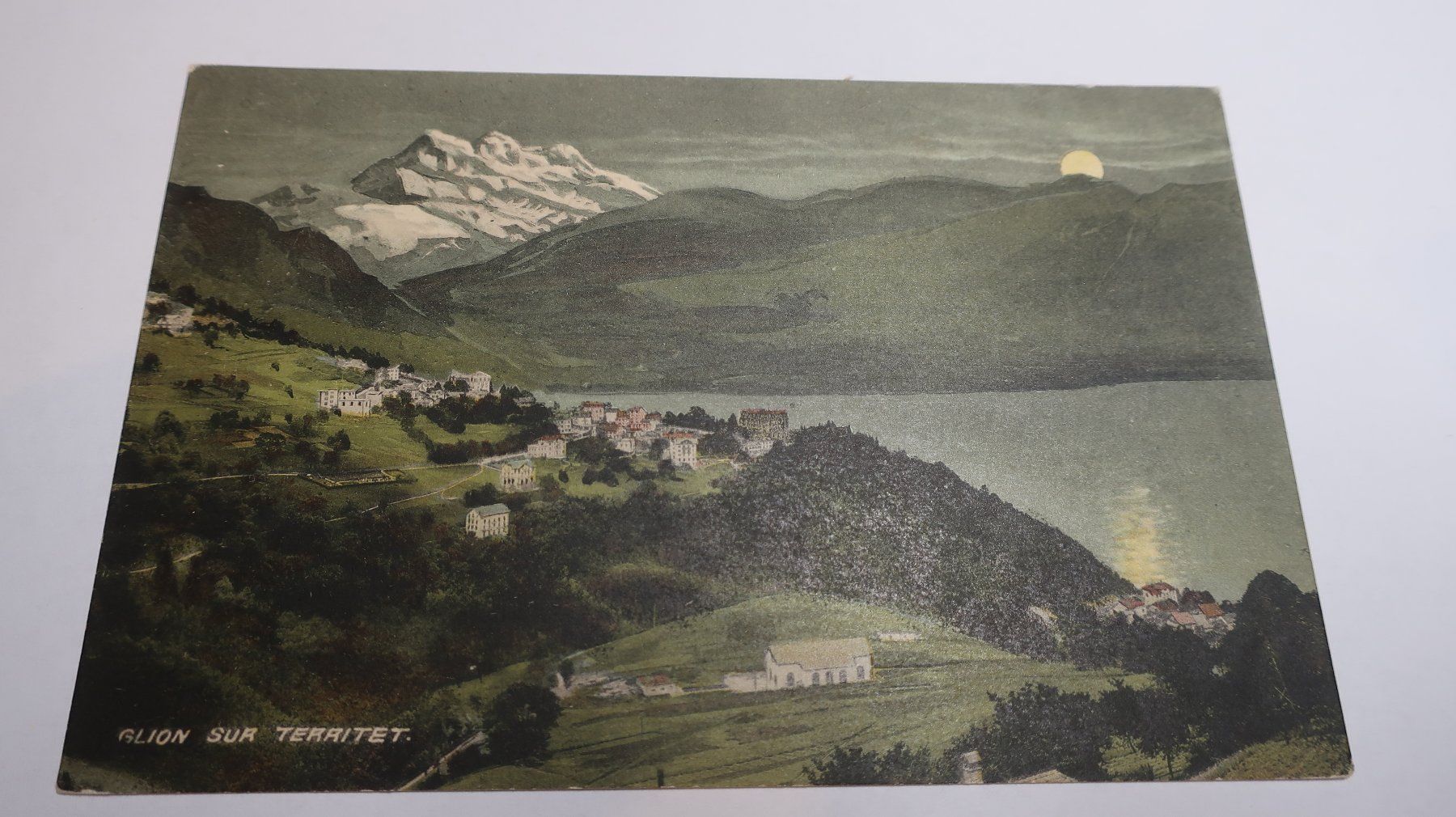 Cartoline postali: Glion sur Territet  1909 – Usato da Cormoret venduto da Pascalll2001 1