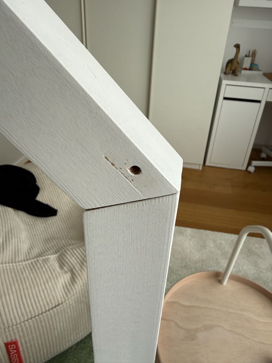 Letti: Kinderbett Hausbett Weiss – Usato da Warth venduto da vpa_b8dl 3