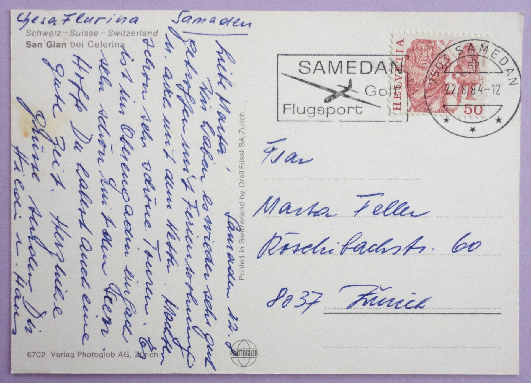Cartoline postali: San Gian bei Celerina – Difettoso da Fétigny venduto da Billy2miny 1