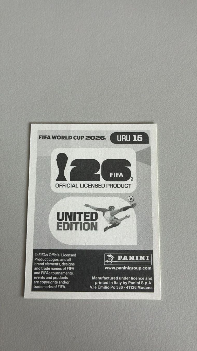 Panini Sammelbilder & Trading cards: Carte panini 2026 - URU 15 – Neu (gemäss Beschreibung) aus La Neuveville von Ibo2300 1