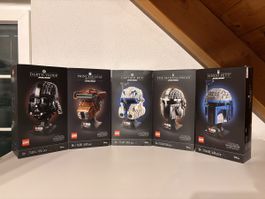 Lego Star Wars Helm Sammlung 5x Neu & OVP