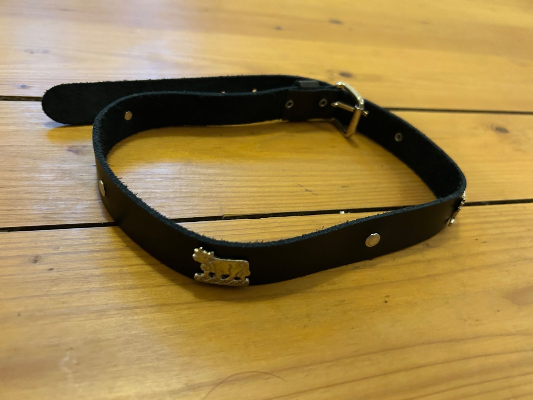 Cinture: Ledergürtel Schwarz mit Kuh – Usato da Elsau venduto da ari_pk96