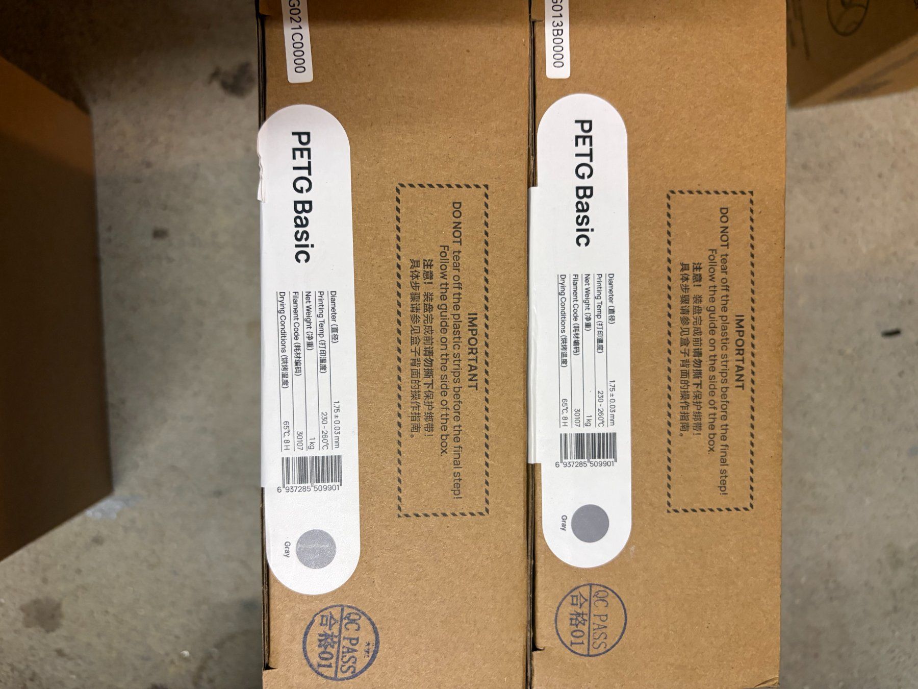 Bambu Lab Stampanti 3D: Bambulab PETG Grau – Usato da Längenbühl venduto da AdiM30