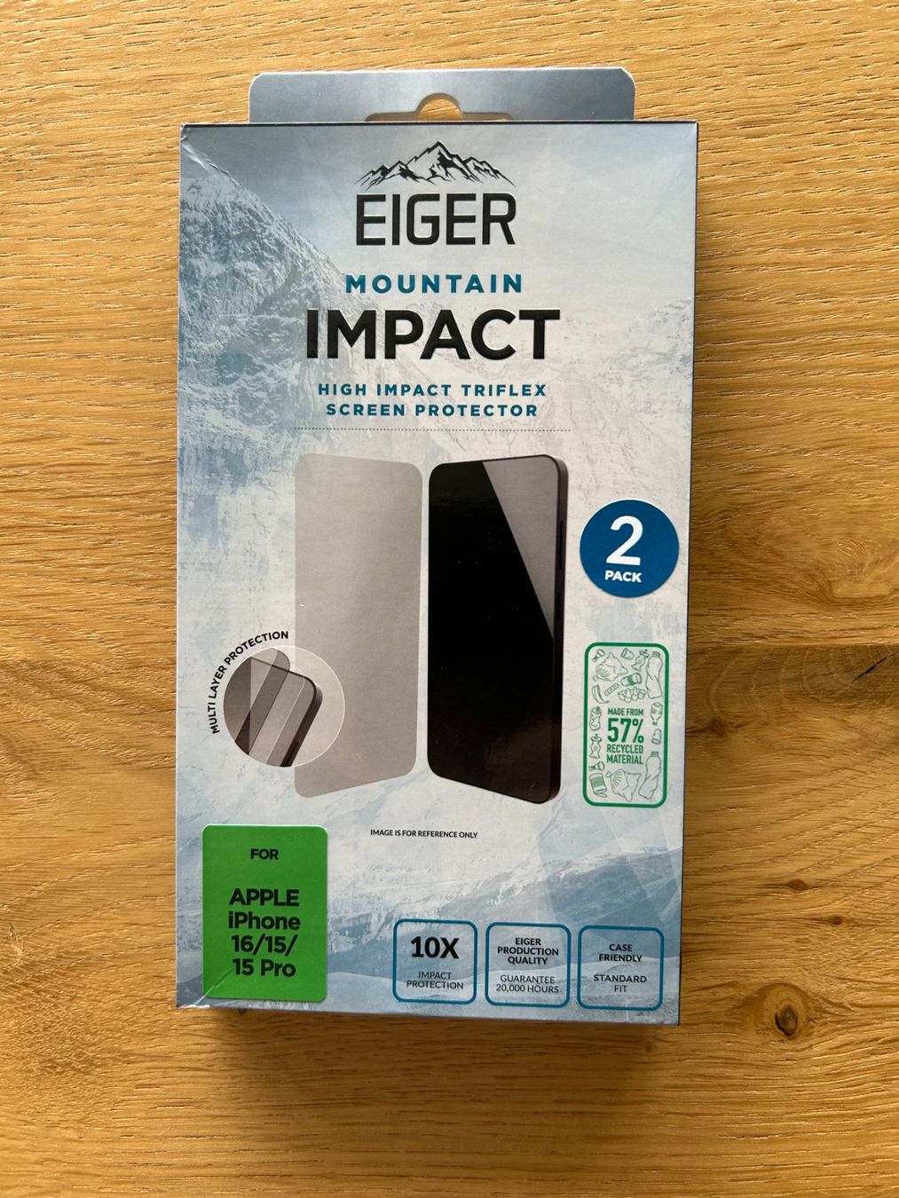 Eiger Coques & Protection écran: Eiger Mountain High Triflex Panzerglas IPhone 16/15/15 Pro – Neuf avec emballage d'origine à Eich par cherxmic