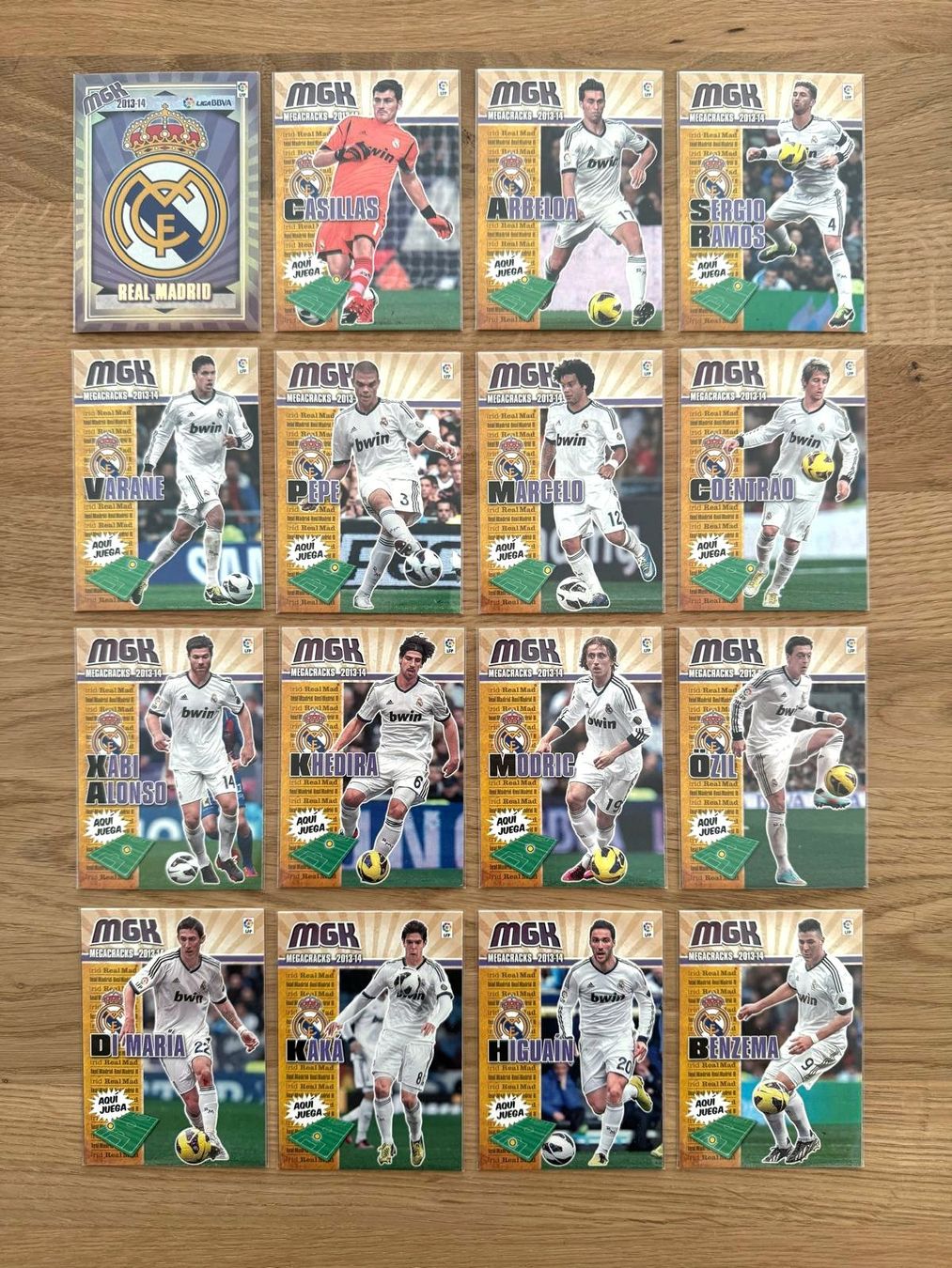 Panini Sammelbilder & Trading cards: PANINI MEGACRACKS 2013-2014 REAL MADRID – Gebraucht aus St. Gallen von Matrix023