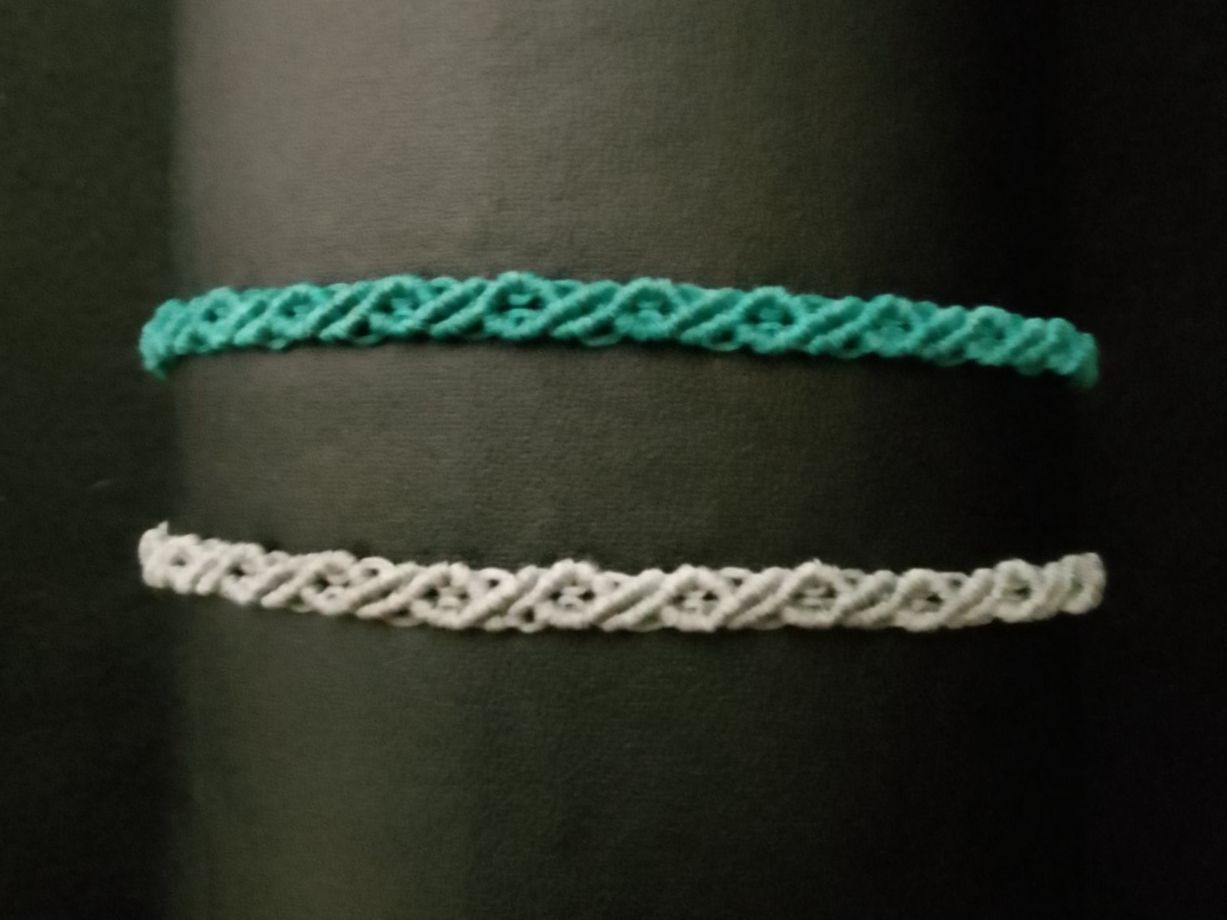 Bracciali & Braccialetti: Makramee Schmuck Set, 2 Armbänder, Freundschaftsarmband – Nuovo (secondo la descrizione) da Pfäffikon ZH venduto da Emporos_42 1