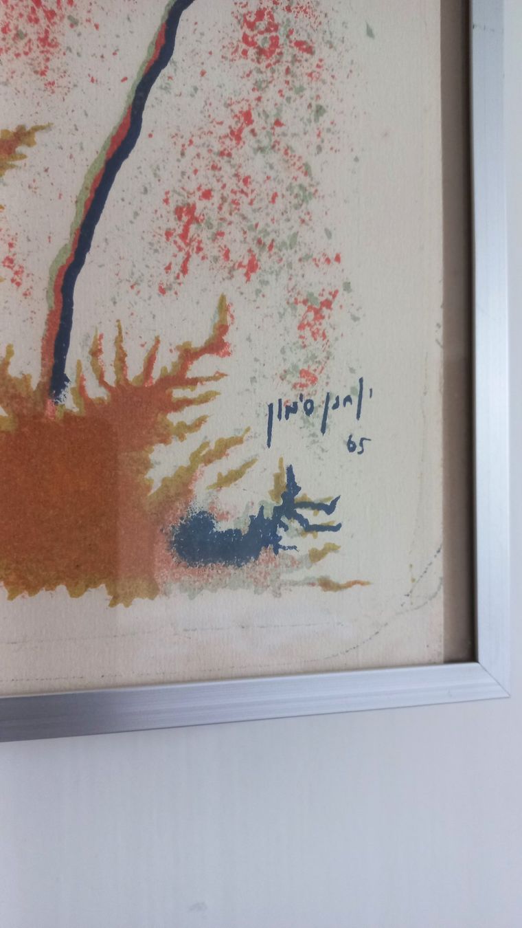 Grafica & Litografie: Orig. Litho von Yohanan Simon, handsigniert – Usato da Bévilard venduto da Orscha 3