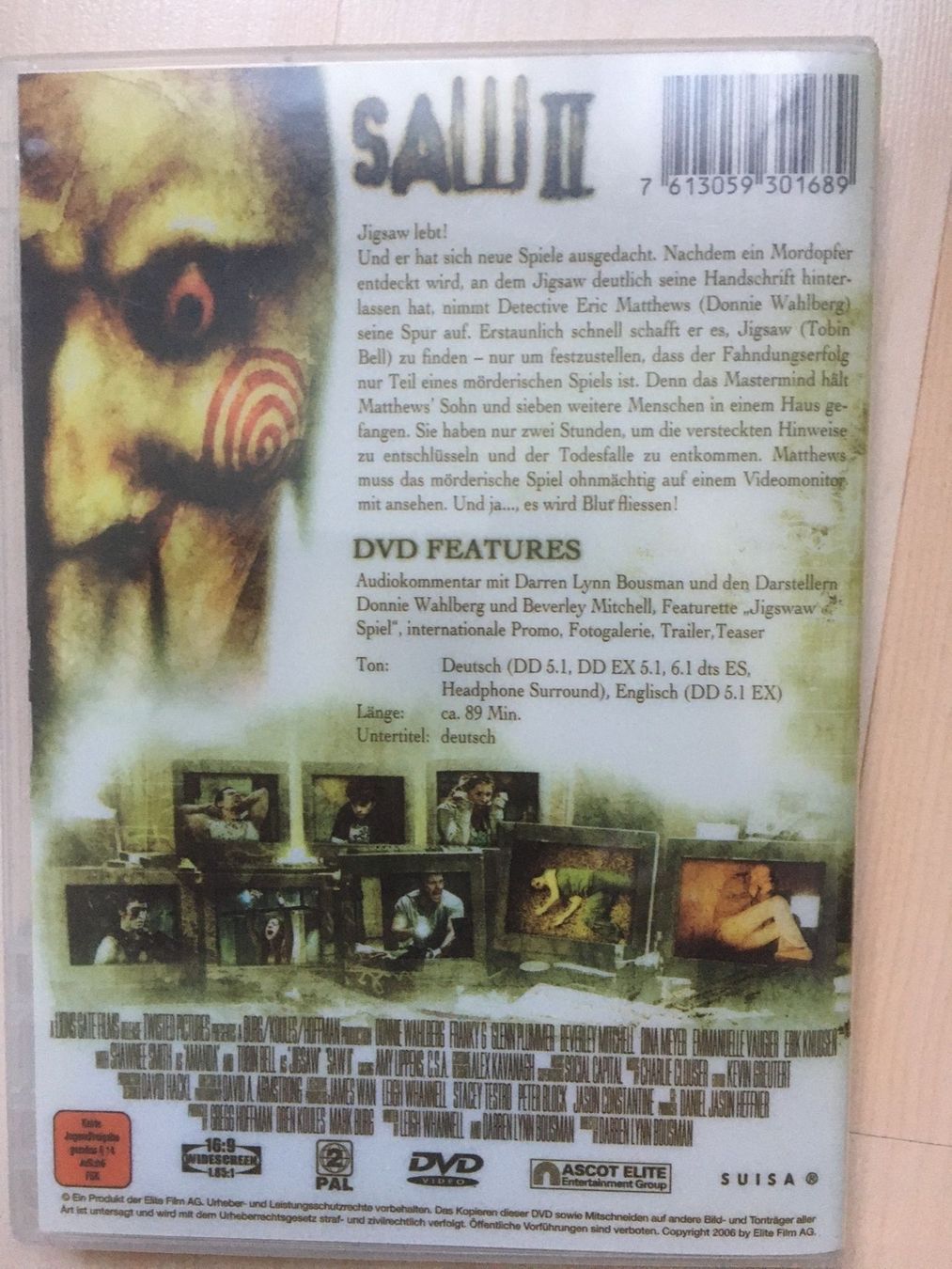 Tutti i DVDs: SAW II – Usato da Oberurnen venduto da Numi2000 1