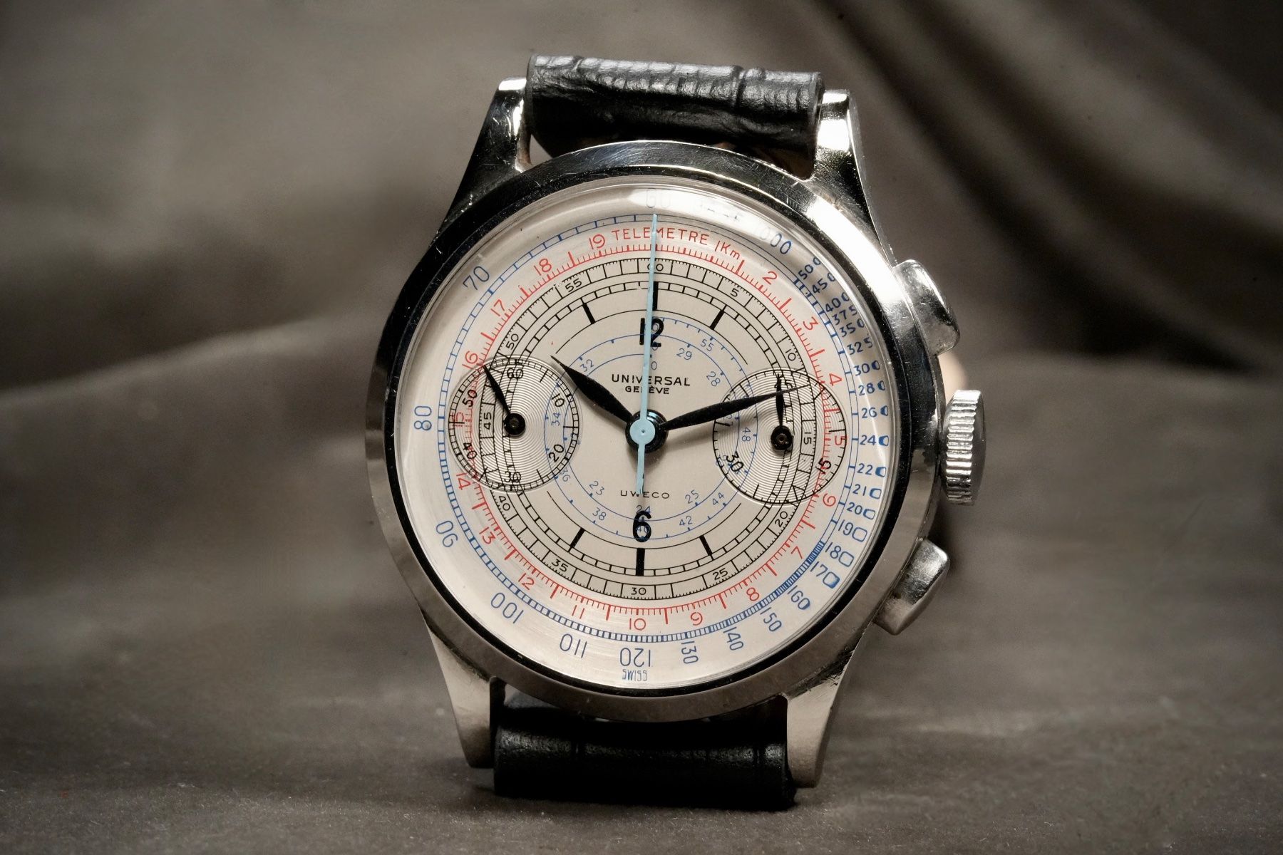Universal Genève Orologi: Universal Genève - Uweco Ref. 5182 Original 1936 Chronograph – Usato da Morcote venduto da chronoservice 3