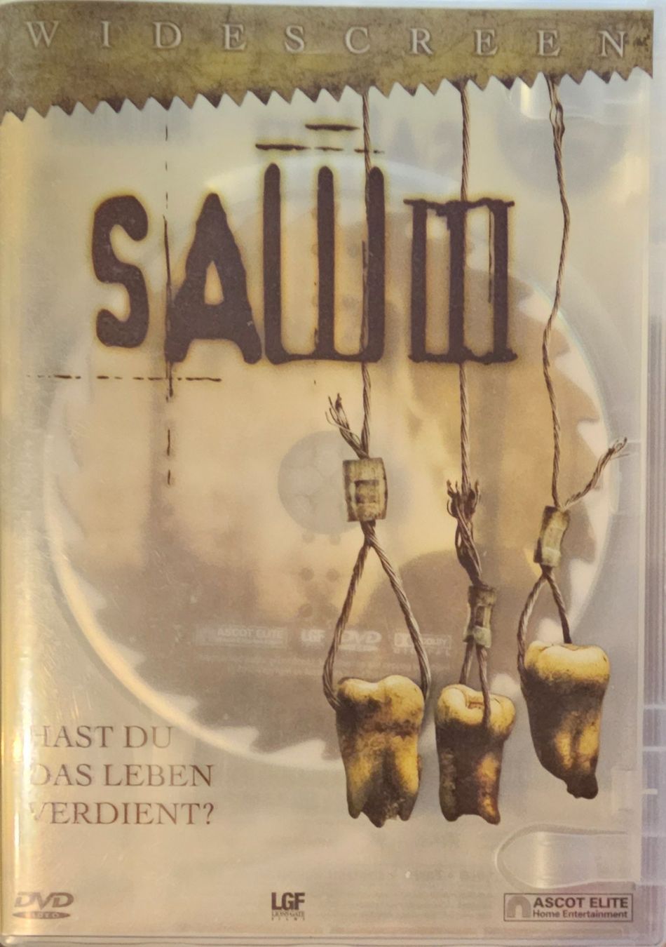 Tutti i DVDs: SAW III – Usato da Wahlen b. Laufen venduto da Cg10