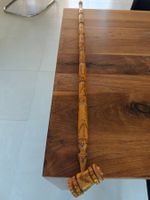 mehrteilige, lange vintage Gesteck-Holzpfeife