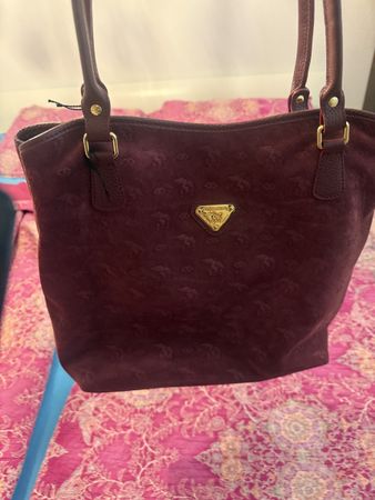 Mollersus Handtasche dunkelrot neuwertig