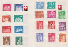 Baudenkmäler 1963/64 komplett gestempelt