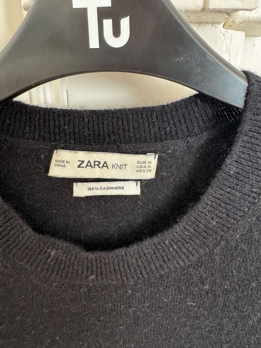 Zara Maglioni & Felpe: Damen Zara Knit Kaschmirpullover in Schwarz – Usato da Meilen venduto da Emma_321 1