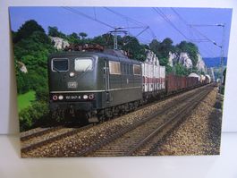 Postkarte  Deutsche Bundesbahn DB Lok 151 047 Güterzug.