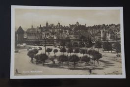 AK Luzern, Bahnhofplatz 1929